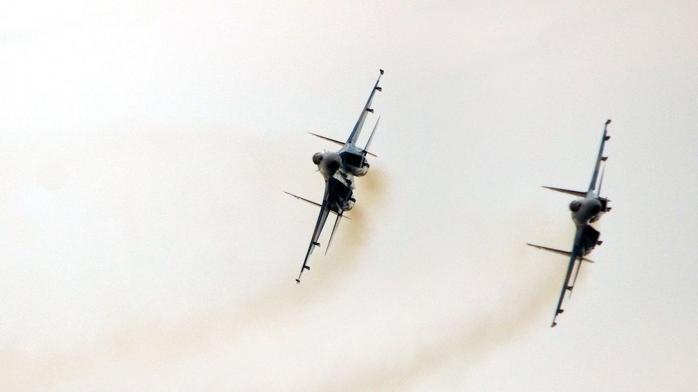 Nad Kaliningradem cvičí ruské stíhačky Su-27